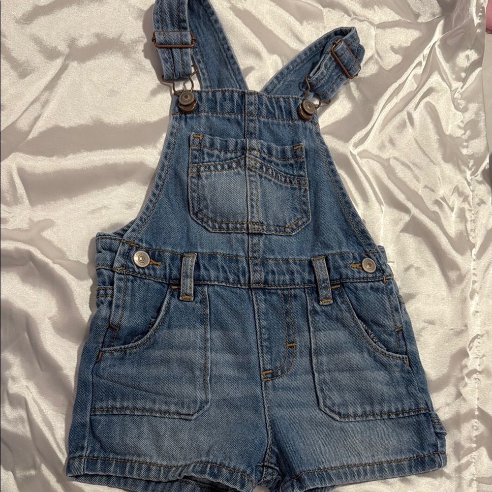 Kids Blue Denim Overalls